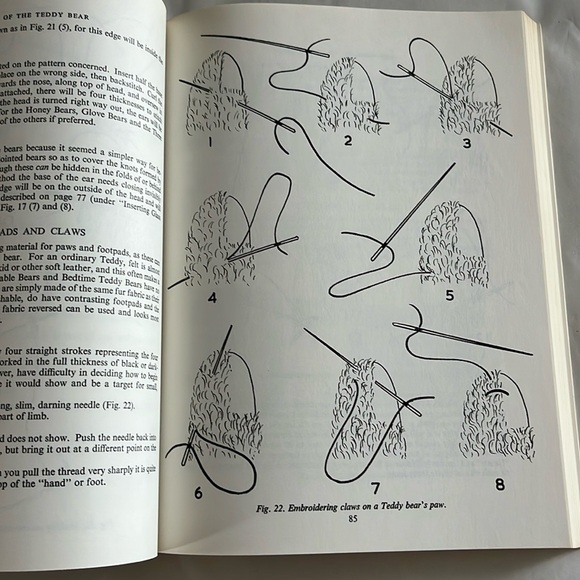 NWT Teddy Bears How to Make Them Margaret Hutchings BOOK 1977 Patterns Vintage - Picture 11 of 17